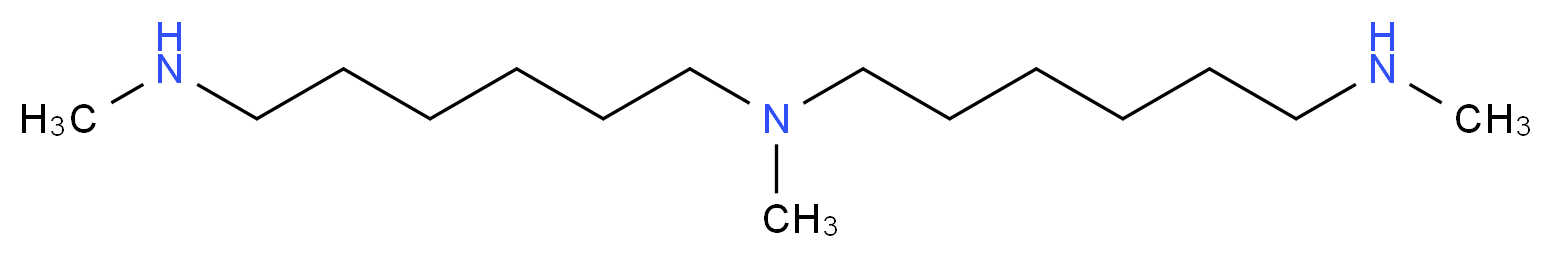 methyl(6-{methyl[6-(methylamino)hexyl]amino}hexyl)amine_分子结构_CAS_86018-07-7