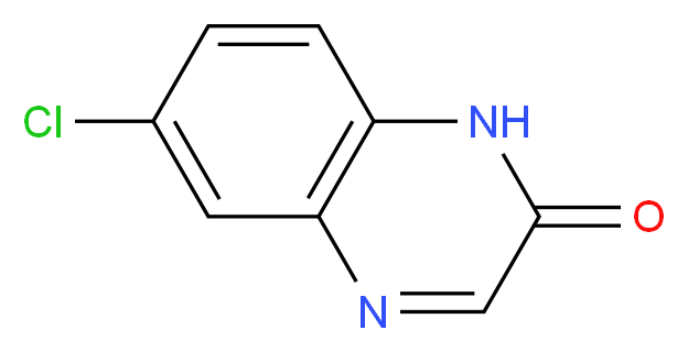 6-Chloro-2(1H)-quinoxalinone_分子结构_CAS_2427-71-6)