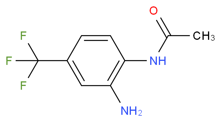 N1-[2-amino-4-(trifluoromethyl)phenyl]acetamide_分子结构_CAS_97051-69-9)