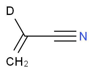 (2-<sup>2</sup>H)prop-2-enenitrile_分子结构_CAS_4635-82-9