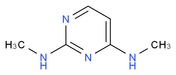 N2,N4-dimethylpyrimidine-2,4-diamine_分子结构_CAS_856289-68-4)