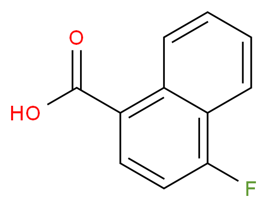 4-氟-1-萘酸_分子结构_CAS_573-03-5)