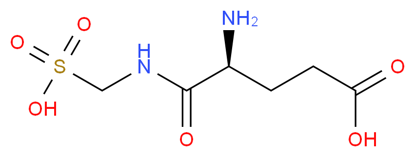 &gamma;-D-GLUTAMYLAMINOMETHYLSULFONIC ACID_分子结构_CAS_90237-02-8)