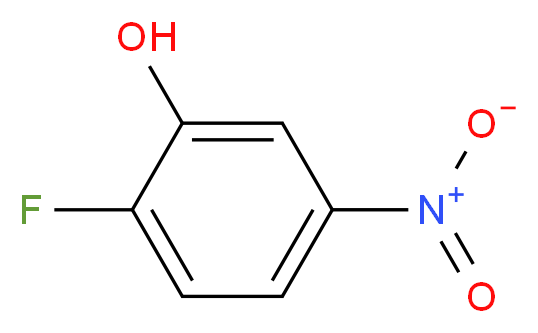 2-Fluoro-5-nitrophenol_分子结构_CAS_22510-08-3)