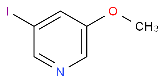 3-iodo-5-methoxypyridine_分子结构_CAS_873302-36-4