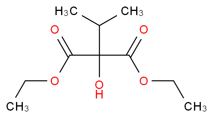 Isopropyl-tartronic Acid Diethyl Ester_分子结构_CAS_24124-04-7)