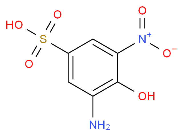 3-氨基-4-羟基-5-硝基苯磺酸_分子结构_CAS_96-93-5)