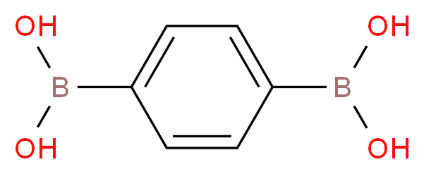 1,4-Phenylenebis(boronic acid)_分子结构_CAS_4612-26-4)