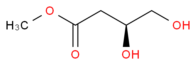methyl (3S)-3,4-dihydroxybutanoate_分子结构_CAS_90414-36-1