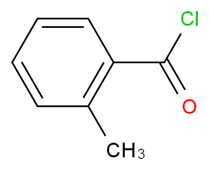 2-methylbenzoyl chloride_分子结构_CAS_874-60-2