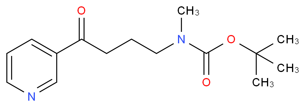 N-Boc-4-(methylamino)-1-(3-pyridyl)-1-butanone_分子结构_CAS_1159977-15-7)