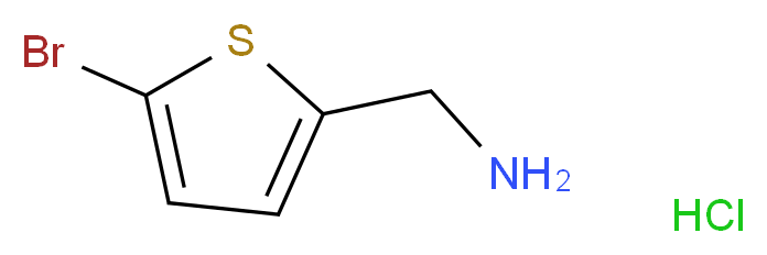 (5-bromothien-2-yl)methylamine hydrochloride_分子结构_CAS_1001414-56-7)