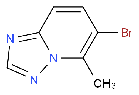 6-Bromo-5-methyl[1,2,4]triazolo[1,5-a]pyridine_分子结构_CAS_746668-59-7)