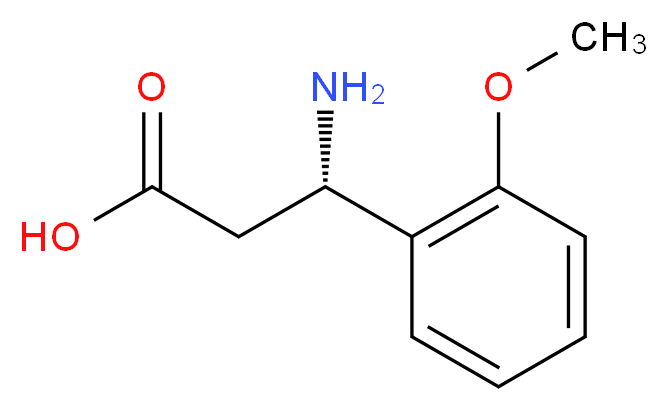 (S)-3-AMINO-3-(2-METHOXY-PHENYL)-PROPIONIC ACID_分子结构_CAS_720662-28-2)