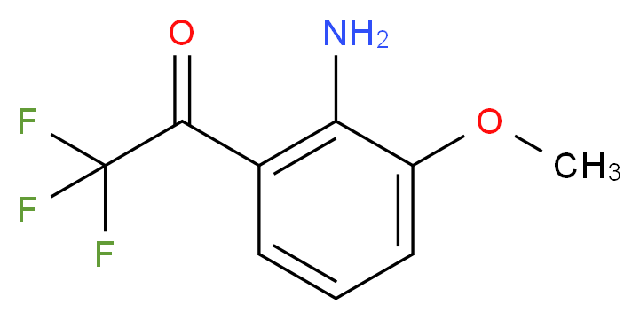 2'-Amino-3'-methoxy-2,2,2-trifluoroacetophenone_分子结构_CAS_489429-72-3)