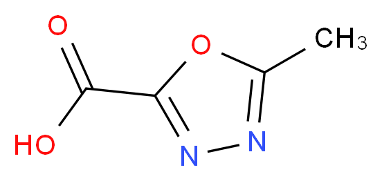 5-methyl-1,3,4-oxadiazole-2-carboxylic acid_分子结构_CAS_888504-28-7