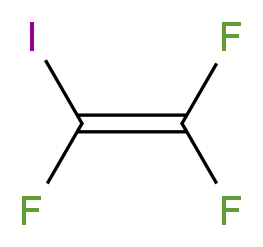 1,1,2-trifluoro-2-iodoethene_分子结构_CAS_359-37-5