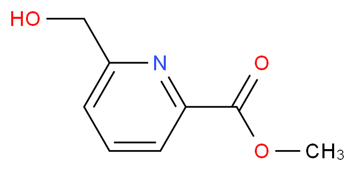 methyl 6-(hydroxymethyl)pyridine-2-carboxylate_分子结构_CAS_39977-44-1