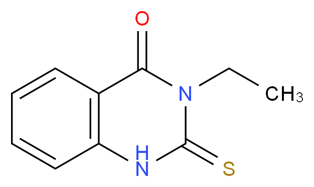 3-Ethyl-2-thioxo-2,3-dihydro-4(1H)-quinazolinone_分子结构_CAS_13906-08-6)