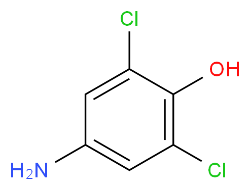 4-Amino-2,6-dichlorophenol_分子结构_CAS_5930-28-9)