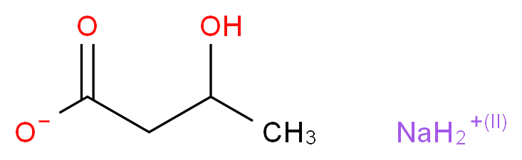 3-羟基丁酸钠_分子结构_CAS_150-83-4)