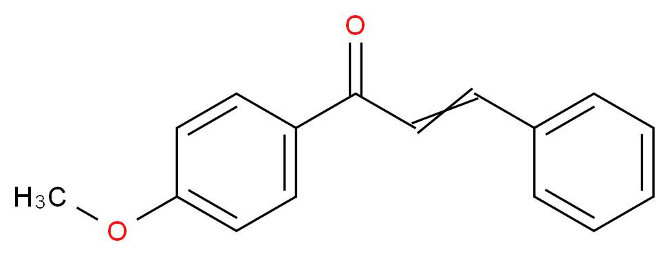 1-(4-methoxyphenyl)-3-phenylprop-2-en-1-one_分子结构_CAS_959-33-1