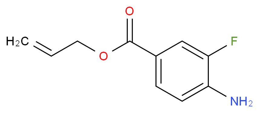 prop-2-en-1-yl 4-amino-3-fluorobenzoate_分子结构_CAS_262433-55-6