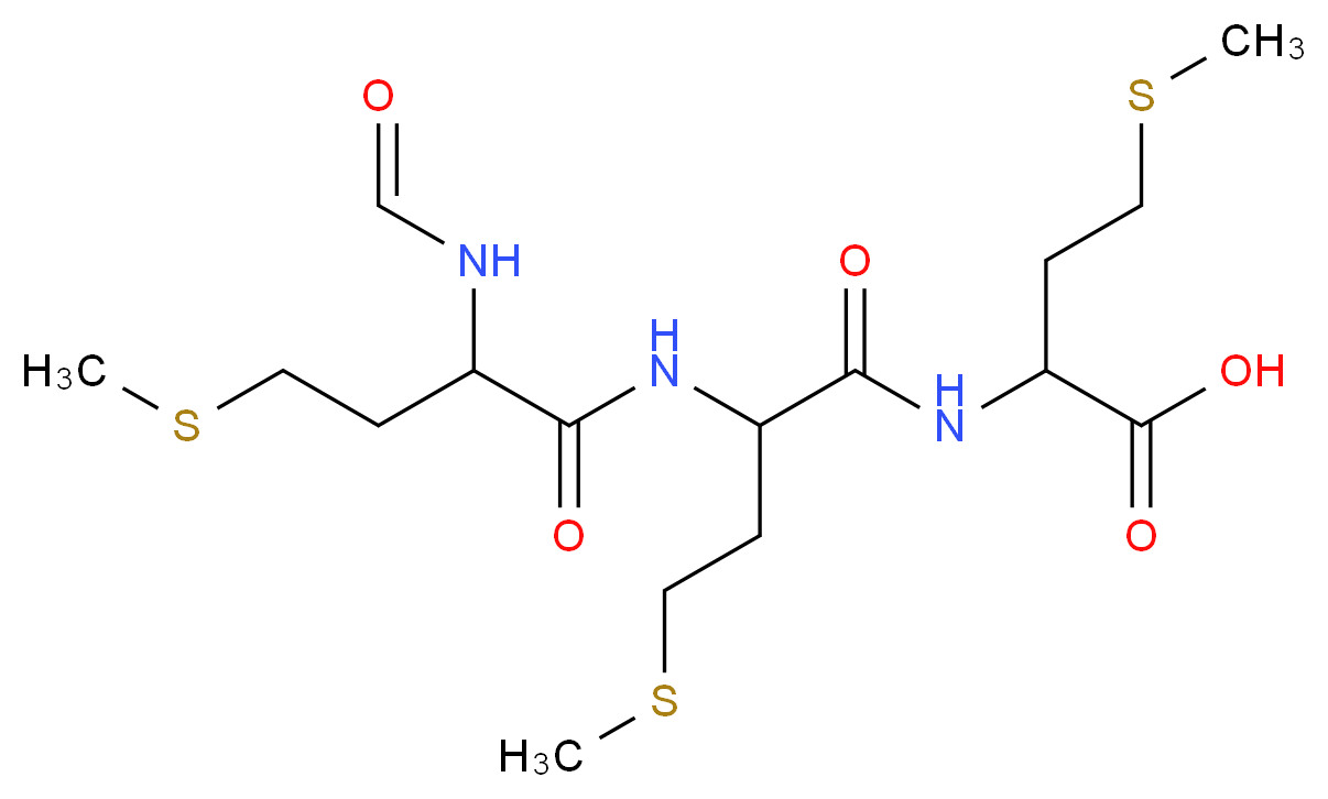 N-Formyl-Met-Met-Met_分子结构_CAS_59881-03-7)