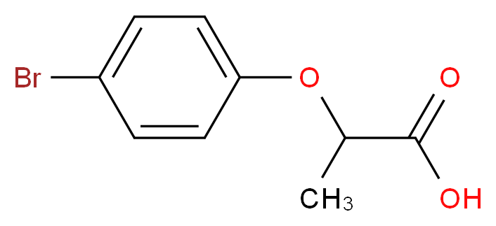 2-(4-Bromophenoxy)propanoic acid_分子结构_CAS_32019-08-2)