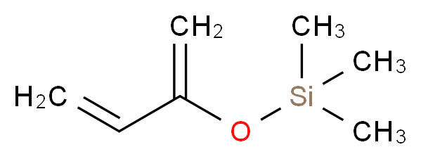 2-(Trimethylsiloxy)-1,3-butadiene_分子结构_CAS_38053-91-7)