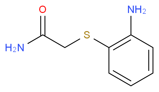 2-[(2-aminophenyl)sulfanyl]acetamide_分子结构_CAS_90271-33-3