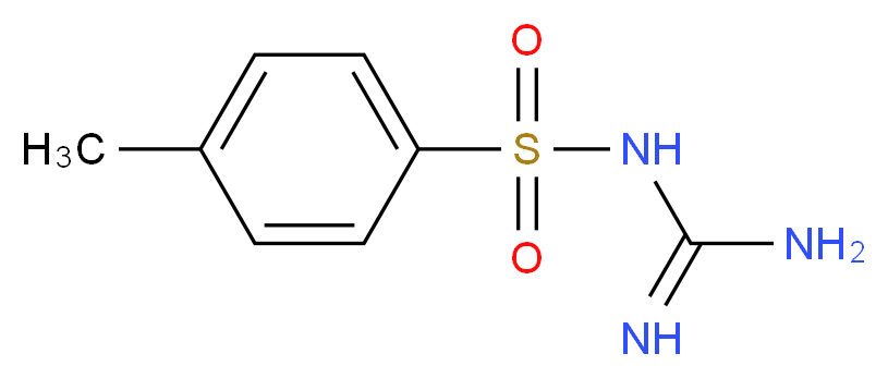 N-[Amino(imino)methyl]-4-methylbenzenesulfonamide_分子结构_CAS_6584-12-9)