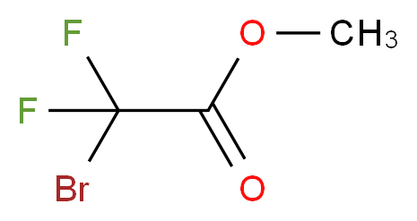 methyl 2-bromo-2,2-difluoroacetate_分子结构_CAS_683-98-7