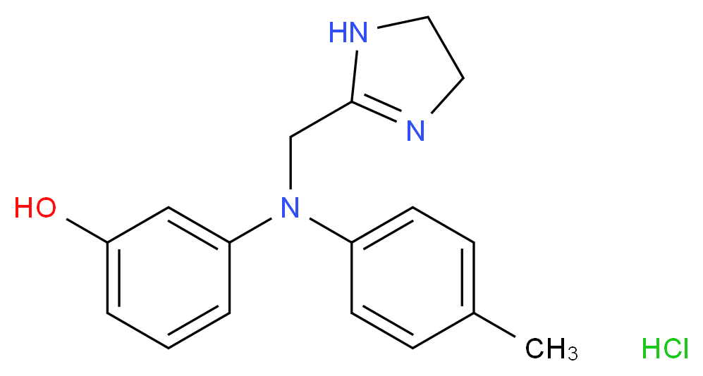 Phentolamine Hydrochloride_分子结构_CAS_73-05-2)