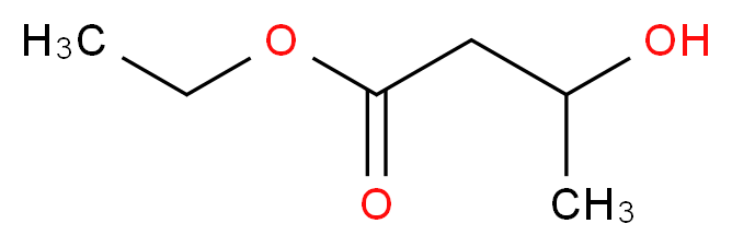 ethyl 3-hydroxybutanoate_分子结构_CAS_5405-41-4