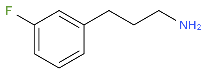 3-(3-fluorophenyl)propan-1-amine_分子结构_CAS_104774-86-9)