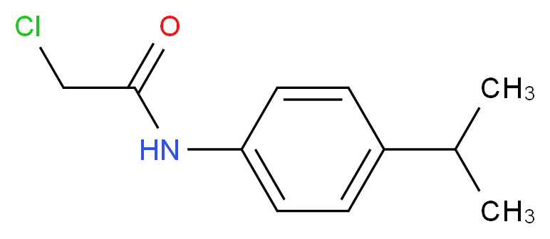 2-Chloro-N-(4-isopropylphenyl)acetamide_分子结构_CAS_)