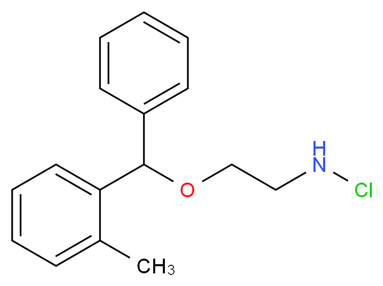 2-Chloro(methylphenyl)phenylmethoxy Ethane Ether_分子结构_CAS_22135-59-7)