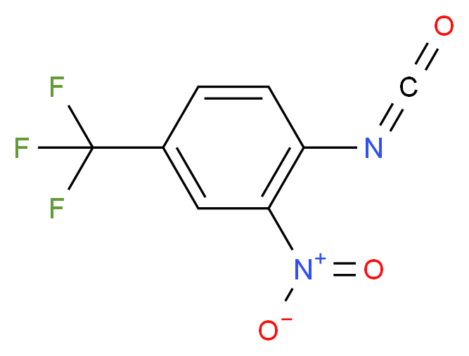 2-硝基-4-(三氟甲基)苯异氰酸酯_分子结构_CAS_16588-70-8)