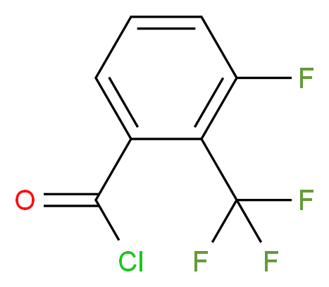 3-Fluoro-2-(trifluoromethyl)benzoyl chloride_分子结构_CAS_261951-82-0)