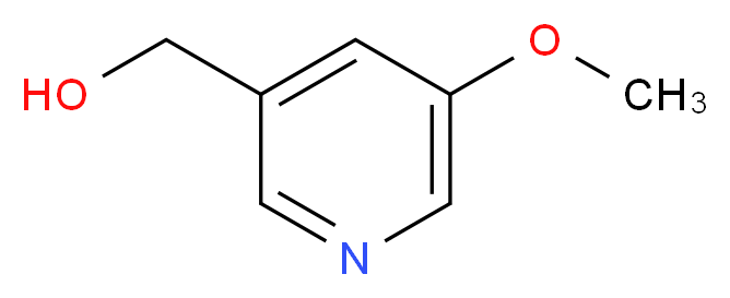 (5-Methoxypyridin-3-yl)methanol_分子结构_CAS_)