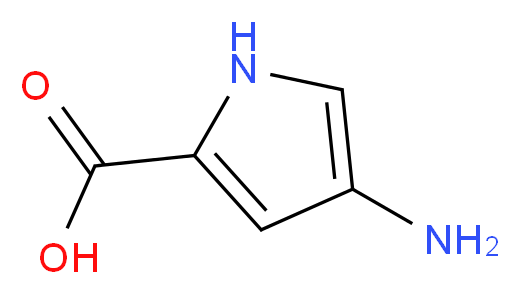 4-amino-1H-pyrrole-2-carboxylic acid_分子结构_CAS_155815-95-5