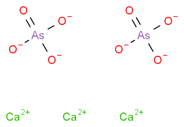 砷酸钙_分子结构_CAS_7778-44-1)