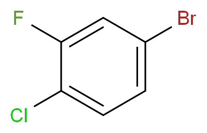 4-bromo-1-chloro-2-fluorobenzene_分子结构_CAS_60811-18-9