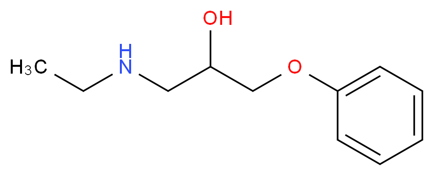 1-(ethylamino)-3-phenoxypropan-2-ol_分子结构_CAS_58461-93-1)