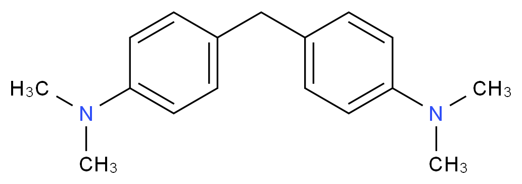 4,4'-亚甲基二(N,N-二甲基苯氨)_分子结构_CAS_101-61-1)