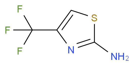 2-Amino-4-trifluoromethyl-1,3-thiazole_分子结构_CAS_349-49-5)