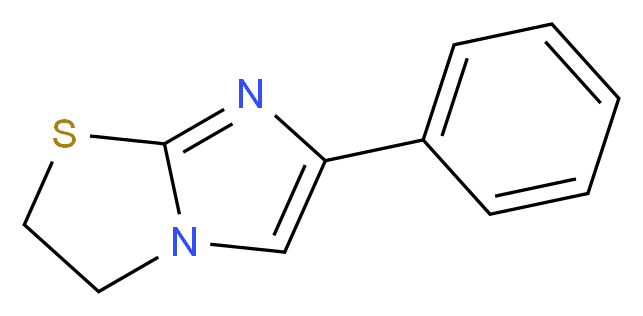 6-phenyl-2H,3H-imidazo[2,1-b][1,3]thiazole_分子结构_CAS_4335-28-8