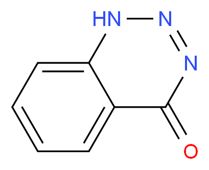 1,4-dihydro-1,2,3-benzotriazin-4-one_分子结构_CAS_90-16-4