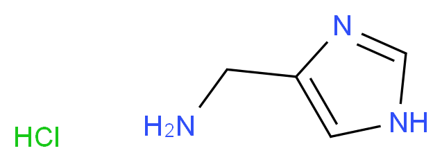 1H-imidazol-4-ylmethanamine hydrochloride_分子结构_CAS_66247-84-5